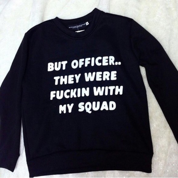 ❌SOLD❌SOFT☁️Omighty But Officer Sweater - Picture 2 of 5